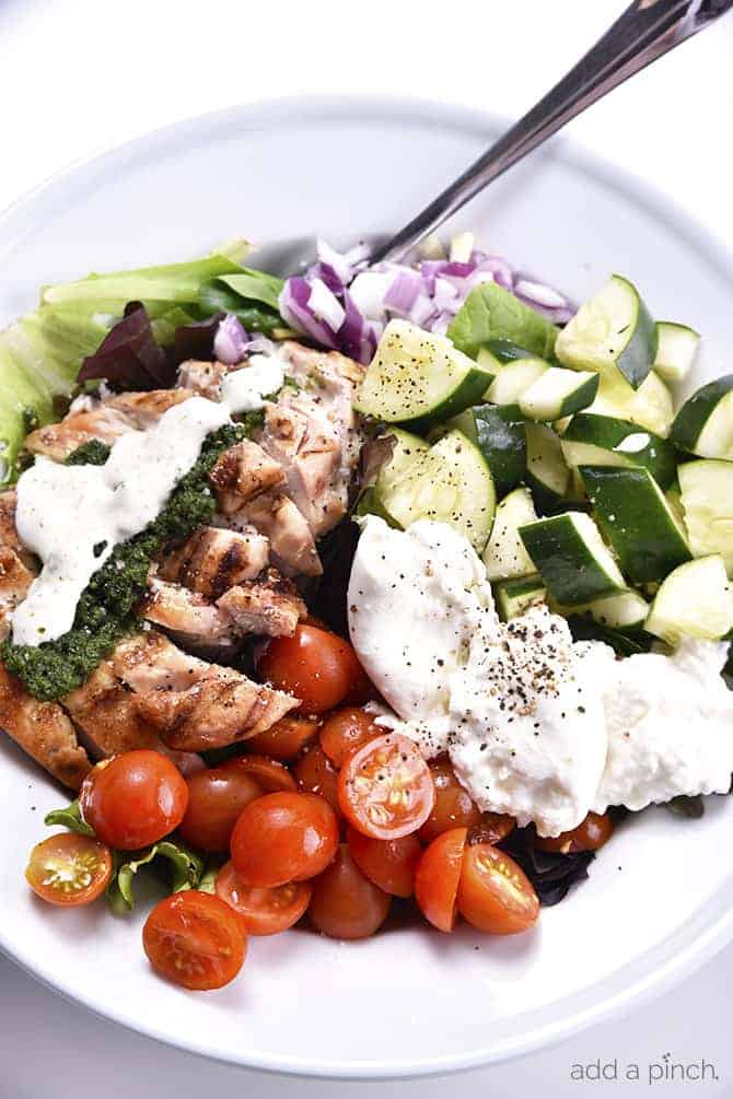grilled chicken salad pesto ranch dressing recipe - Article 1
